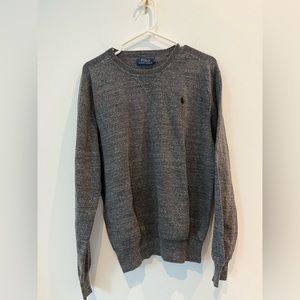 Polo crew neck sweater